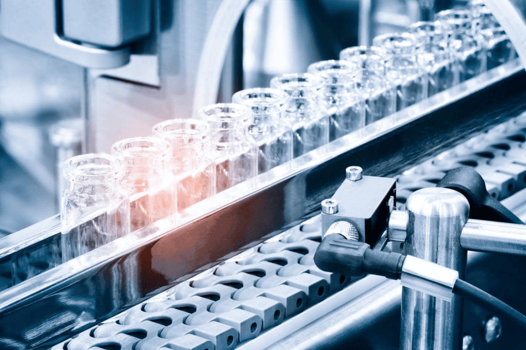 Automated production line representing specialist sectors served by recruitment businesses