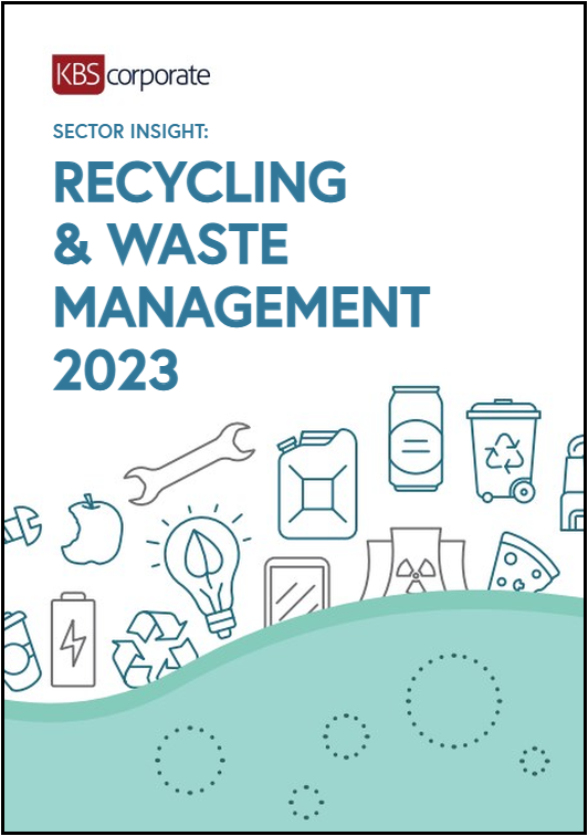 The front cover for the recycling & waste management whitepaper.